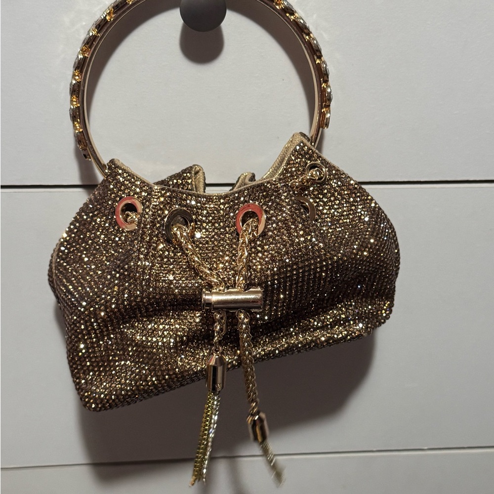 Gold Glitter Women's Bag